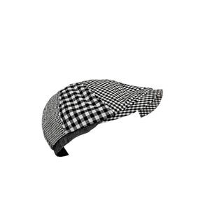 y2k jfashion patterned flat cap